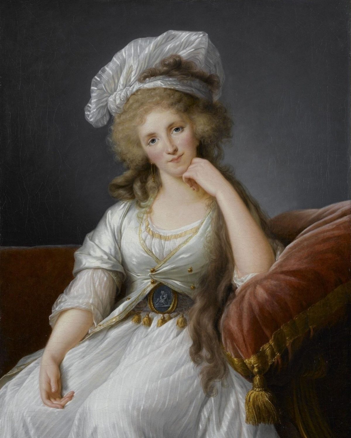 Glasschale Portrait of Louise Marie Adélaïde de Bourbon by Vigée Lebrun